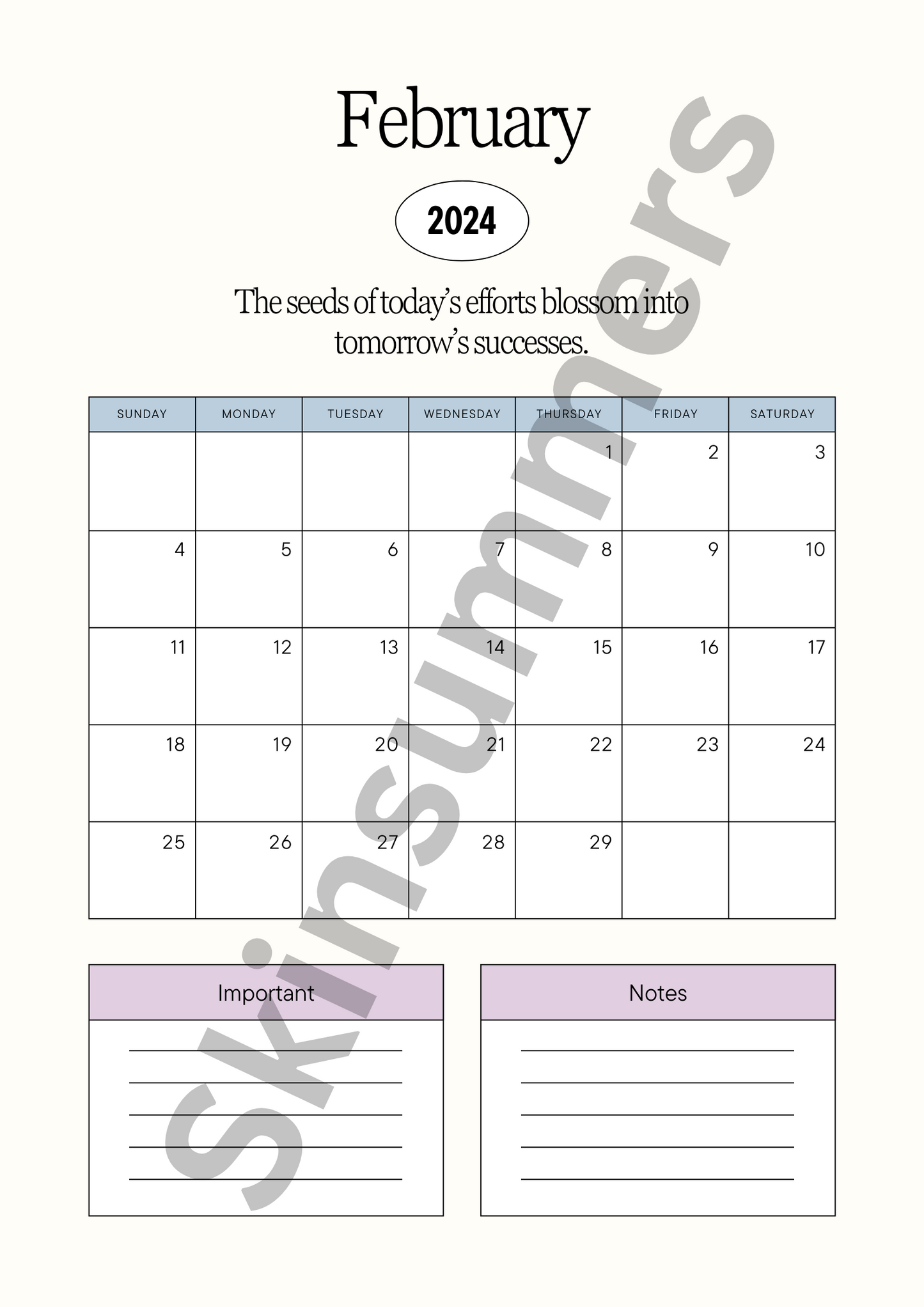 Monthly Overview Tracker | Journal Spread
