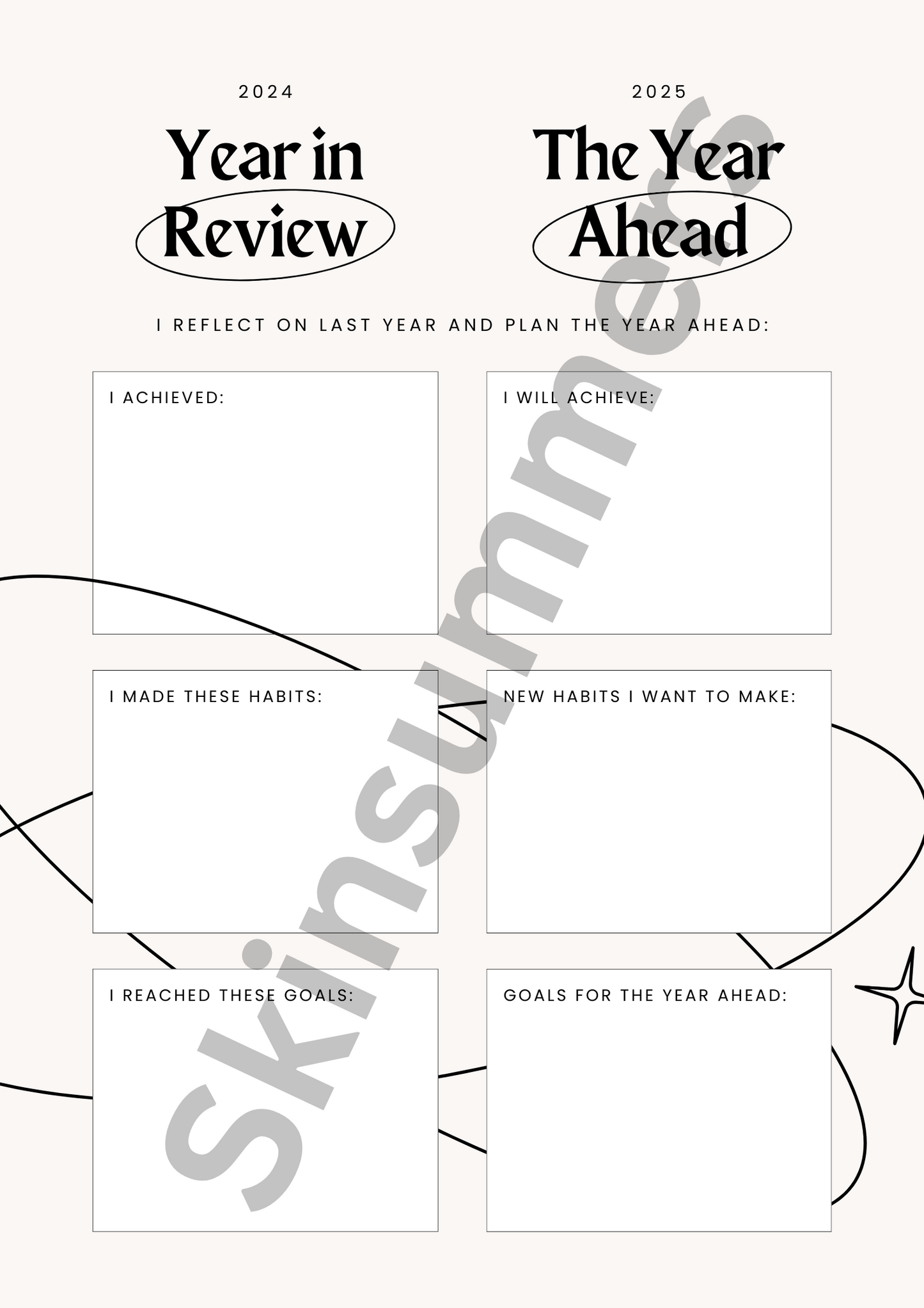 Year In Review | Journal Spread