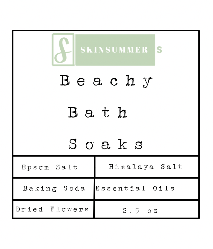Beachy Bath Soaks organic Soaks