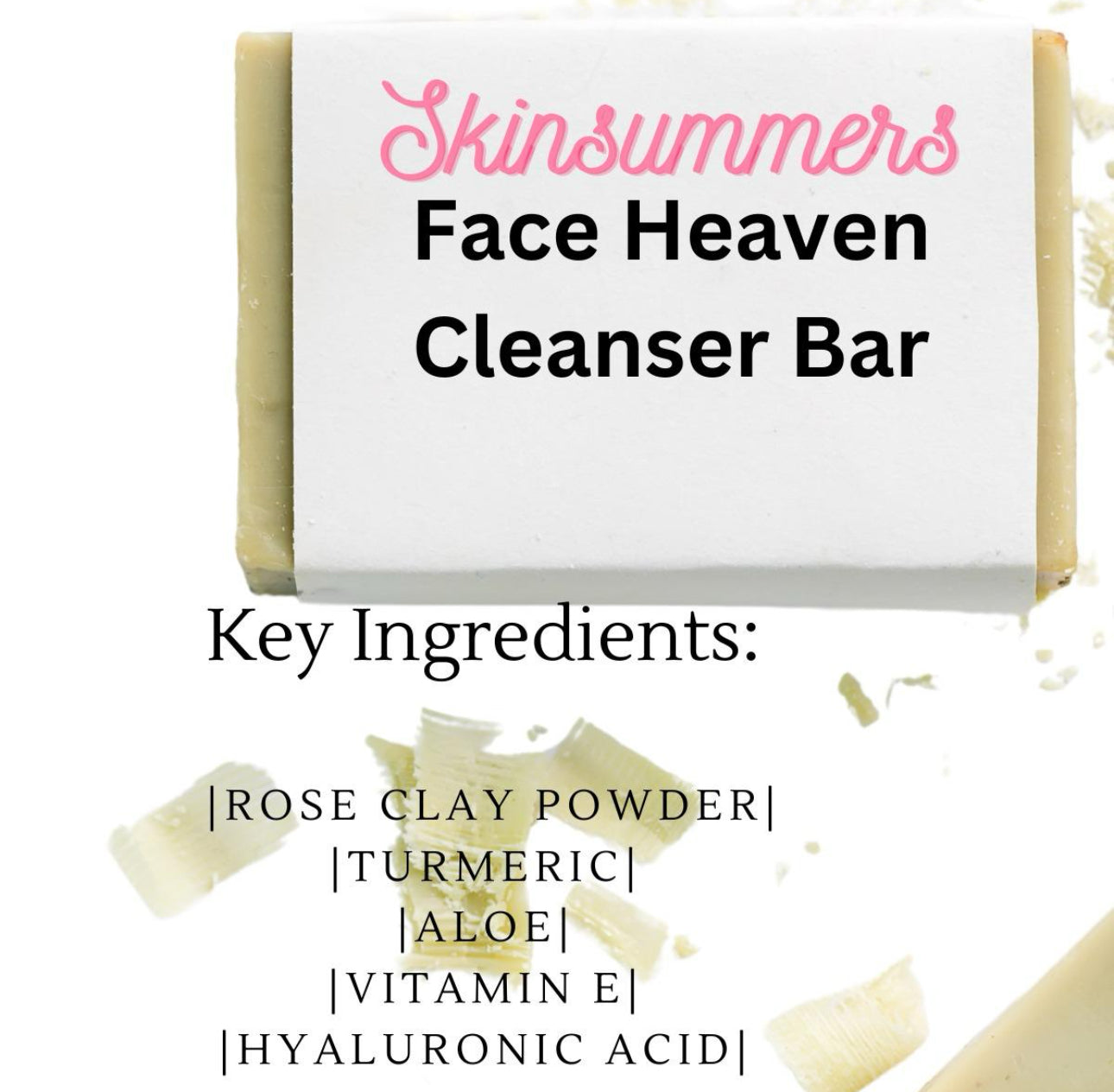 Heaven Facial Cleanser Soap Bars Moisturizing Organic