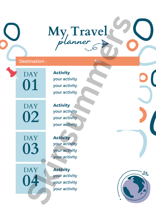 Traveler Planner | Journal Spread