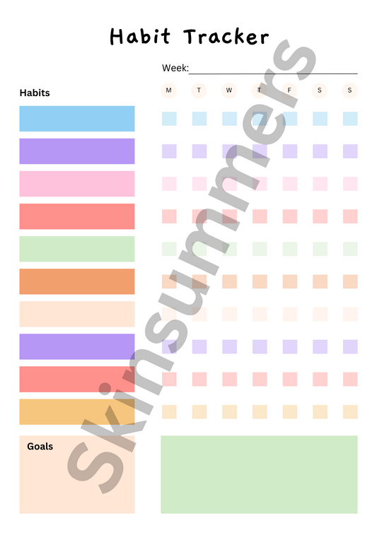 Habit Lover Tracker | Journal Spread
