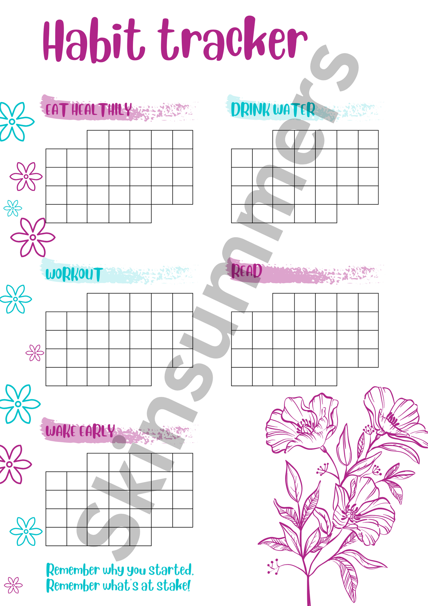 Habit Tracker | Journal Spread