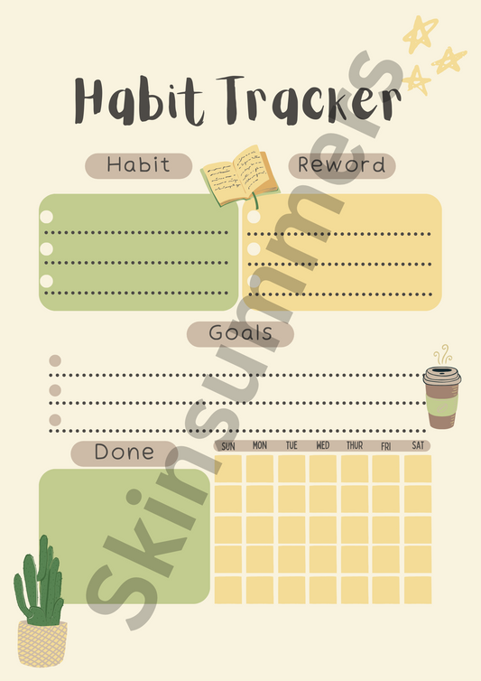 Habit Tracker 2| Journal Spread