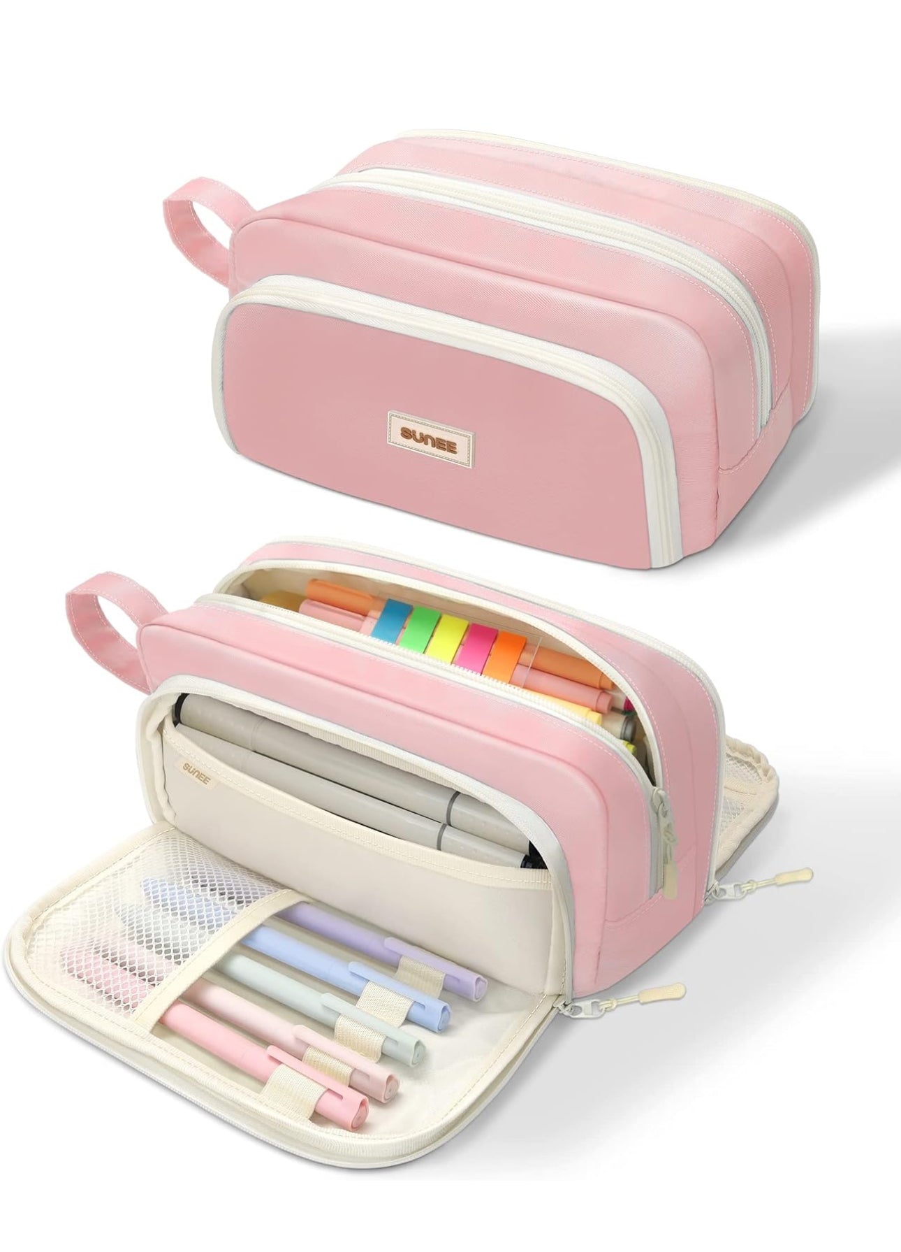 3 Compartment Pen Pouch Large Orangizer