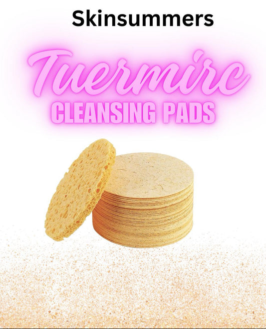 Glowing Face Cleanser Pads Turmeric Make up Remover Gentle