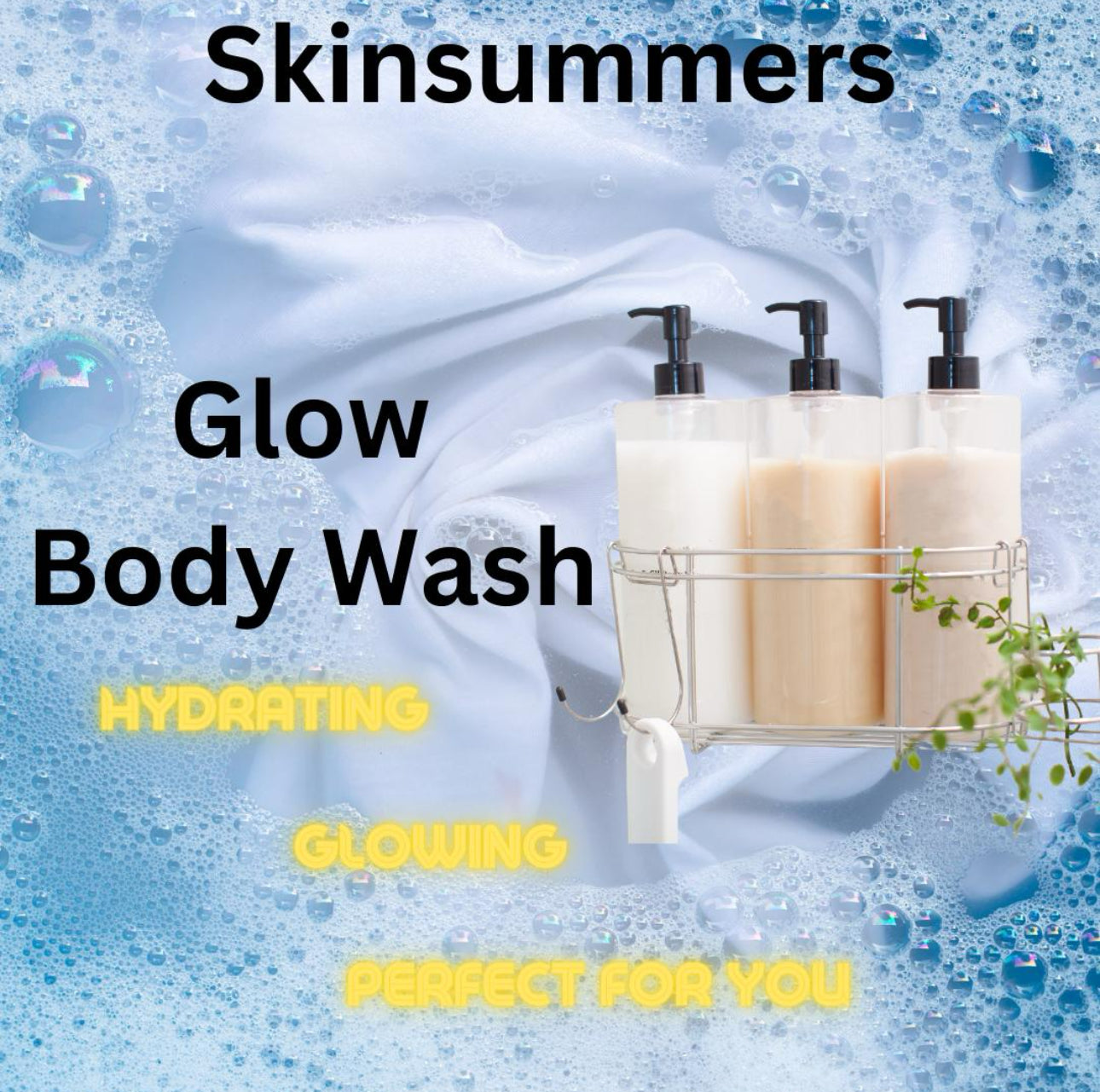 Glow Body Wash Organic Body Care Glycerin