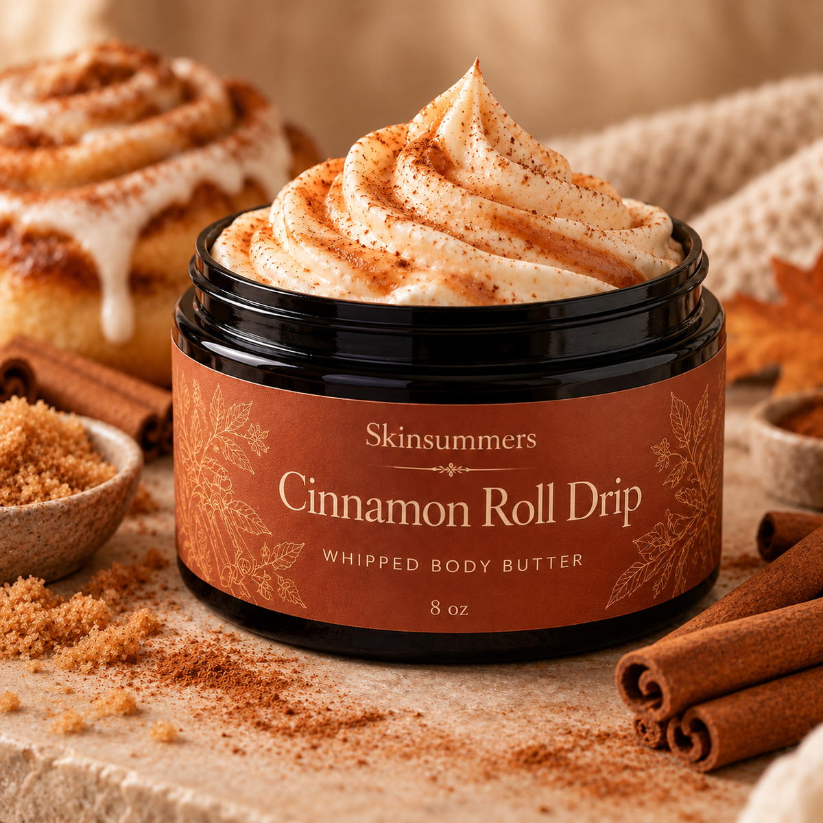 Cinnamon Roll Drip Whipped Body Butter