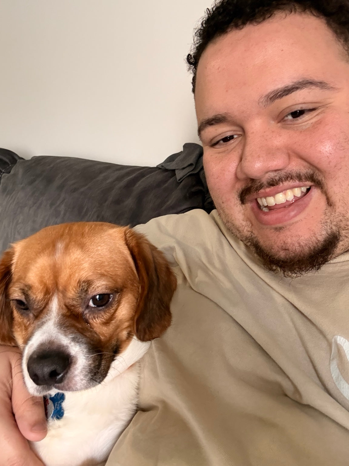 Jhordan Peterson with his dog
